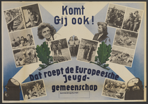 703226 Propaganda-affiche van de Duitse bezettingsmacht waarin jongeren worden opgeroepen zich aan te sluiten bij de ...